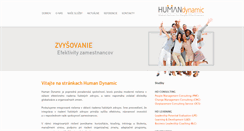 Desktop Screenshot of humandynamic.sk