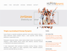 Tablet Screenshot of humandynamic.sk